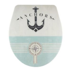 Diaqua Nancy 31171357 toiletzitting met deksel shiny motief Anchor