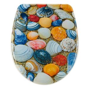 Diaqua Nice 31171244 toiletzitting met deksel motief Shell