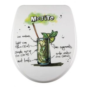 Diaqua Nice 31171255 toiletzitting met deksel motief Mojito