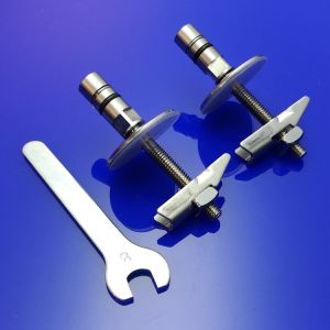 Duravit Architec 0061581000 scharnierset voor toiletzitting Architec 006969