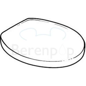 Keramag Cleo 573660 toiletzitting met deksel wit