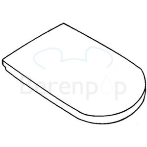 Keramag Vitelle 573625 toiletzitting met deksel wit