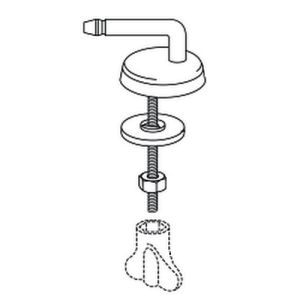 Pressalit DD8999 Code set verstelbare scharnieren chroom