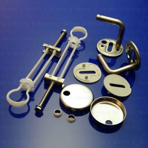 Pressalit UN4P999 2000-T 2-Objecta set vaste scharnieren chroom