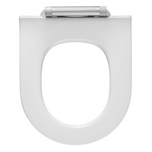 Pressalit Projecta D Solid Pro 1007011-DG4925 toiletzitting zonder deksel wit polygiene