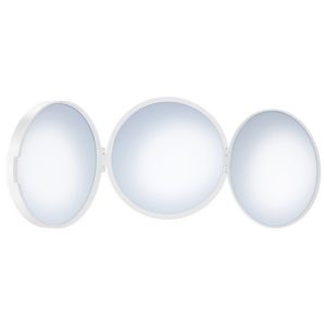 Smedbo Outline Lite FX623 reisspiegel drievoudig 1x, 5x en 12x wit