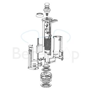 Sphinx S8H600050 uitstroommechanisme DF 9 *niet meer leverbaar*