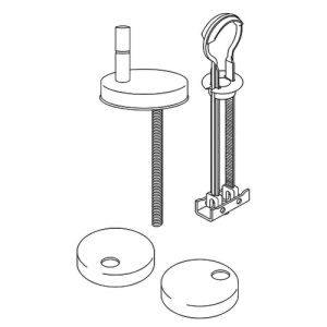 Villeroy en Boch Aveo - Hommage - La Belle - Pure Stone - Subway 1.0 - Subway 1.0 Compact 92205561 set verstelbare scharnieren chroom