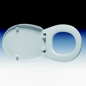 Pressalit Calmo 556000-D02999 toiletzitting met deksel wit