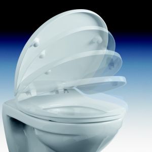 Pressalit Calmo 556000-D15999 toiletzitting met deksel wit