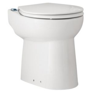 SFA Sanibroyeur Sanicompact C43/48 NP101085 (NP100103 / SED100181) toiletzitting met deksel wit