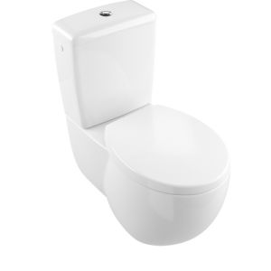 Villeroy en Boch Aveo New Generation 9M57S1R1 toiletzitting met deksel wit