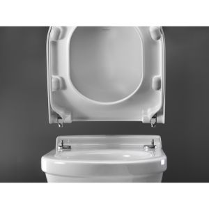 Pressalit 3 684001-D38999 toiletzitting met deksel zwart
