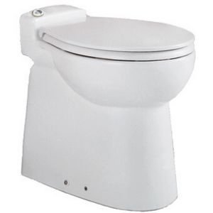 SFA Sanibroyeur Sanicompact C43/48 NP101085 (NP100103 / SED100181) toiletzitting met deksel wit