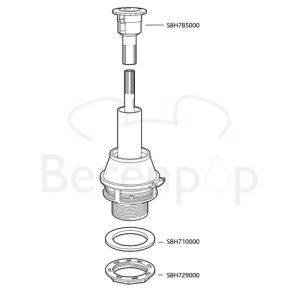 Sphinx S8H742000 uitstroommechanisme 15S (59/215 lang) *niet meer leverbaar*