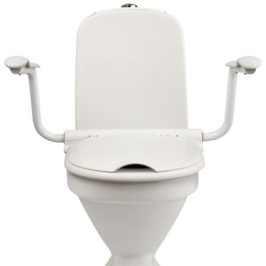 Etac Supporter 803031122 toiletzitting met deksel en armsteunen wit