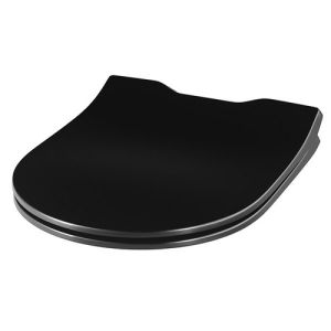 Pressalit Objecta D Pro 998111-DF7999 toiletzitting met deksel zwart polygiene