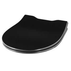 Pressalit Objecta Pro 990111-DF7999 toiletzitting met deksel zwart polygiene