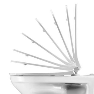 Pressalit Projecta Solid Pro 1004011-DG4925 toiletzitting met deksel wit polygiene