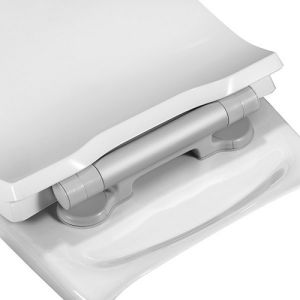 Pressalit Projecta Solid Pro 1004011-DG4925 toiletzitting met deksel wit polygiene