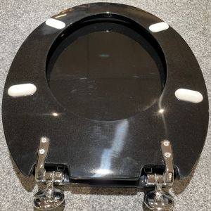 Sphinx Atlantic S8H5A000220 OL-223 toiletzitting met deksel zwart (OUTLET)