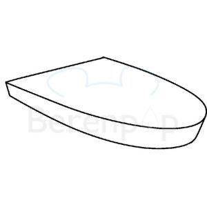 Geberit F1 574100000 toiletzitting met deksel wit