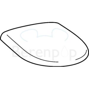 Keramag Renova Nr. 1 573010 toiletzitting met deksel wit *niet meer leverbaar*