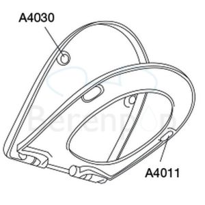 Pressalit 345 938000-D02999 toiletzitting met deksel wit