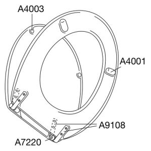 Pressalit Projecta 53011-BY3999 toiletzitting zonder deksel wit polygiene