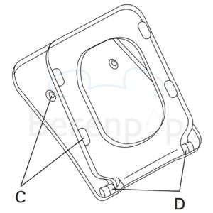 Villeroy en Boch (Omnia) Architectura Slimseat 9M81S101 toiletzitting met deksel wit