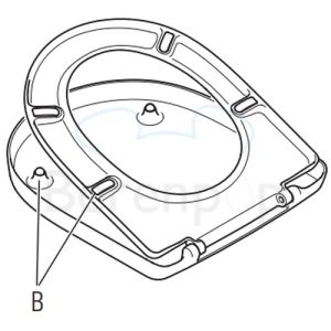 Villeroy en Boch O.Novo 9M396101 toiletzitting met deksel wit