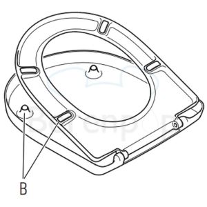 Villeroy en Boch O.Novo 9M406101 toiletzitting met deksel wit
