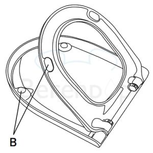 Villeroy en Boch Omnia Architectura Compact 9M66E101 toiletzitting met deksel wit