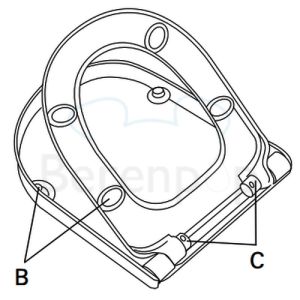 Villeroy en Boch Omnia Architectura Vita 9M51B101 toiletzitting met deksel wit