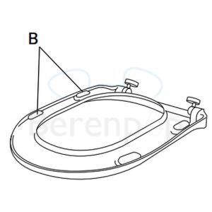Villeroy en Boch Subway 2.0 9M746101 toiletzitting zonder deksel wit