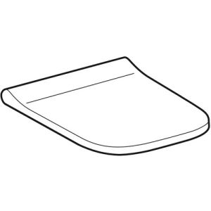 Geberit Smyle Square 500687011 toiletzitting met deksel wit
