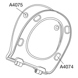 Pressalit Objecta Pro 990011-DF7999 toiletzitting met deksel wit polygiene