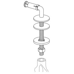 Villeroy en Boch Century - Hommage 92204861 set vaste scharnieren chroom