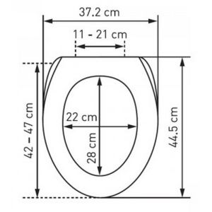 Diaqua Paris 3D 31171010 toiletzitting met deksel 3D motief Tiger