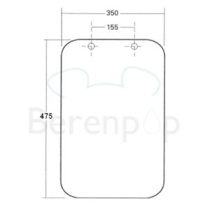 Keramag Era 574510 toiletzitting met deksel wit