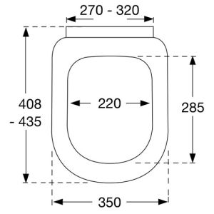 Pressalit 3 684000-D77999 toiletzitting met deksel wit