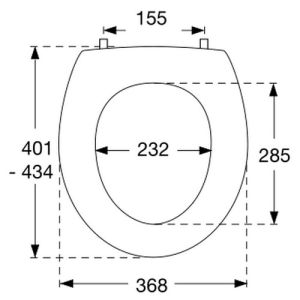 Pressalit 3000 190000-UN3999 toiletzitting met deksel wit