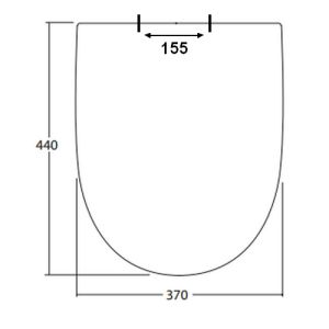 Sphinx 300 Basic S8H51108000 toiletzitting met deksel wit *niet meer leverbaar*