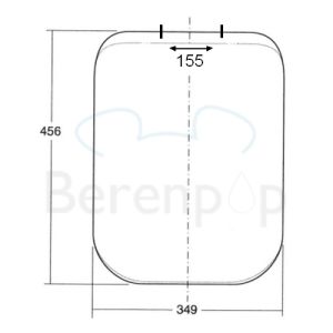 Sphinx 450 S8H560SR000 toiletzitting met deksel wit