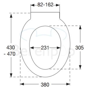 Villeroy en Boch Aveo New Generation 9M57S1R1 toiletzitting met deksel wit