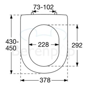 Villeroy en Boch Editionals 88796101 toiletzitting met deksel wit *niet meer leverbaar*