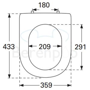 Villeroy en Boch Subway 2.0 9M68S101 toiletzitting met deksel wit