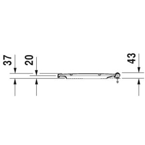 Duravit Vero Air 0022090000 toiletzitting met deksel wit