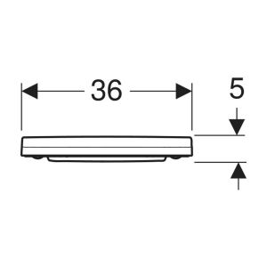 Geberit Acanto 502.719.01.1 toiletzitting met deksel wit
