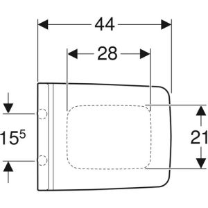 Geberit Xeno2 500537011 toiletzitting met deksel wit